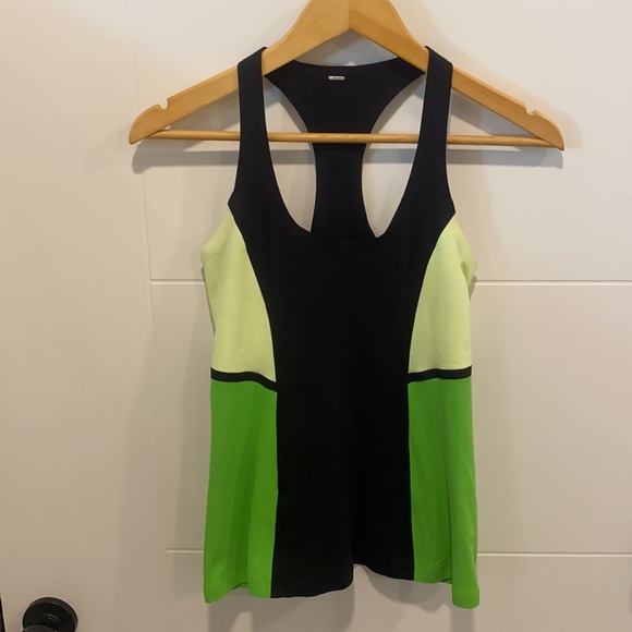 Lululemon Racer back tank top Neon - Picture 2 of 8